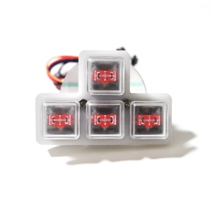 5 Pin LED MixBOX WASD Keys UGRL for Arcade Stick Replacement Convert Traditional Japanese Style Joystick Arcade Accessory