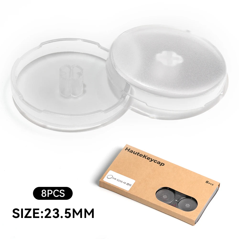 Haute42 23.5MM/25.8MM Hitbox Button Caps For Leverless Controller 8Pcs Cross Keycaps For Stickless Hitbox Controller Keycaps