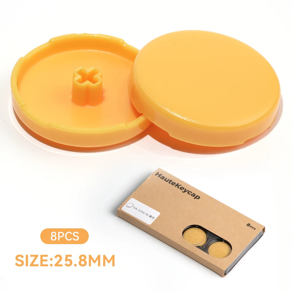 Haute42 23.5MM/25.8MM Hitbox Button Caps For Leverless Controller 8Pcs Cross Keycaps For Stickless Hitbox Controller Keycaps