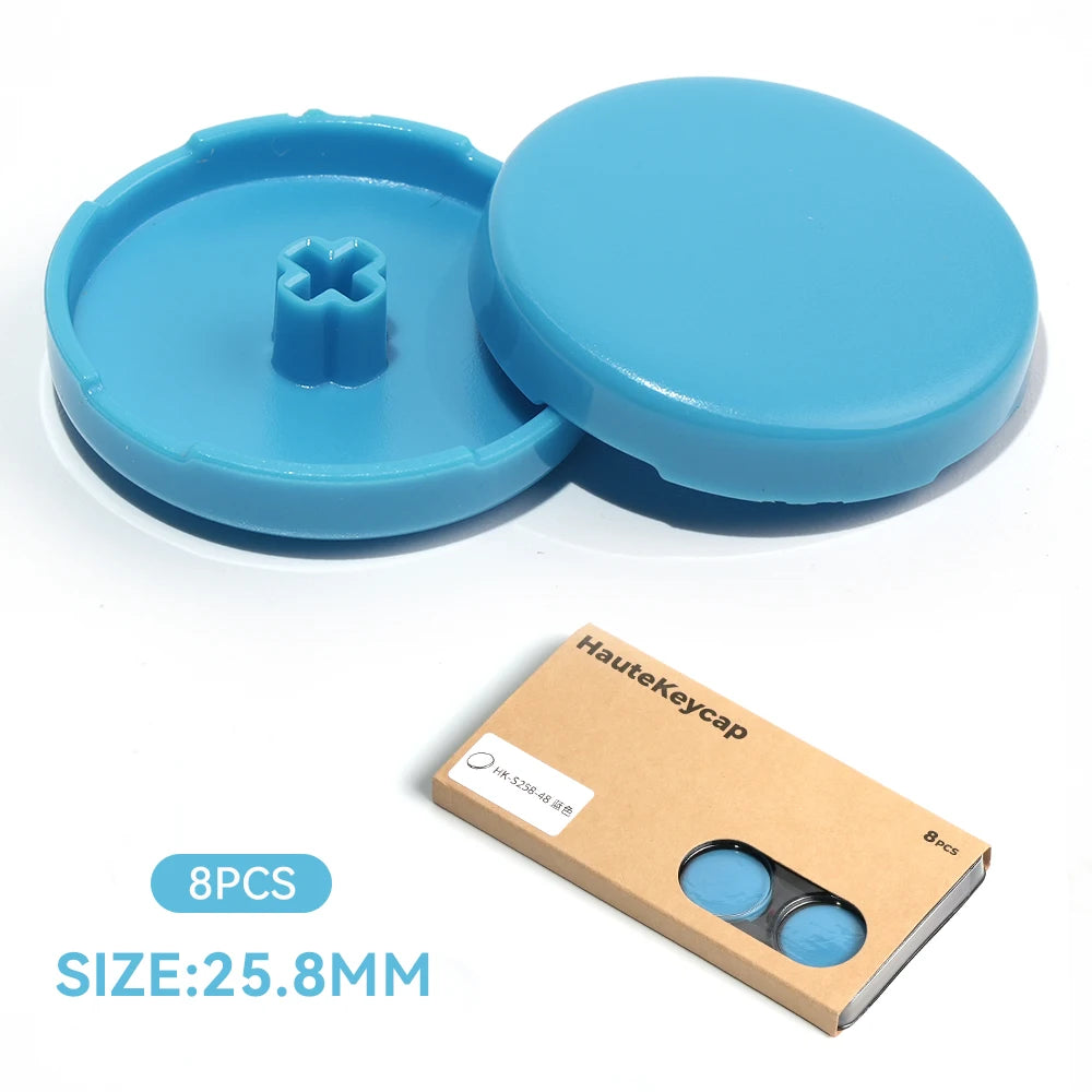 Haute42 23.5MM/25.8MM Hitbox Button Caps For Leverless Controller 8Pcs Cross Keycaps For Stickless Hitbox Controller Keycaps