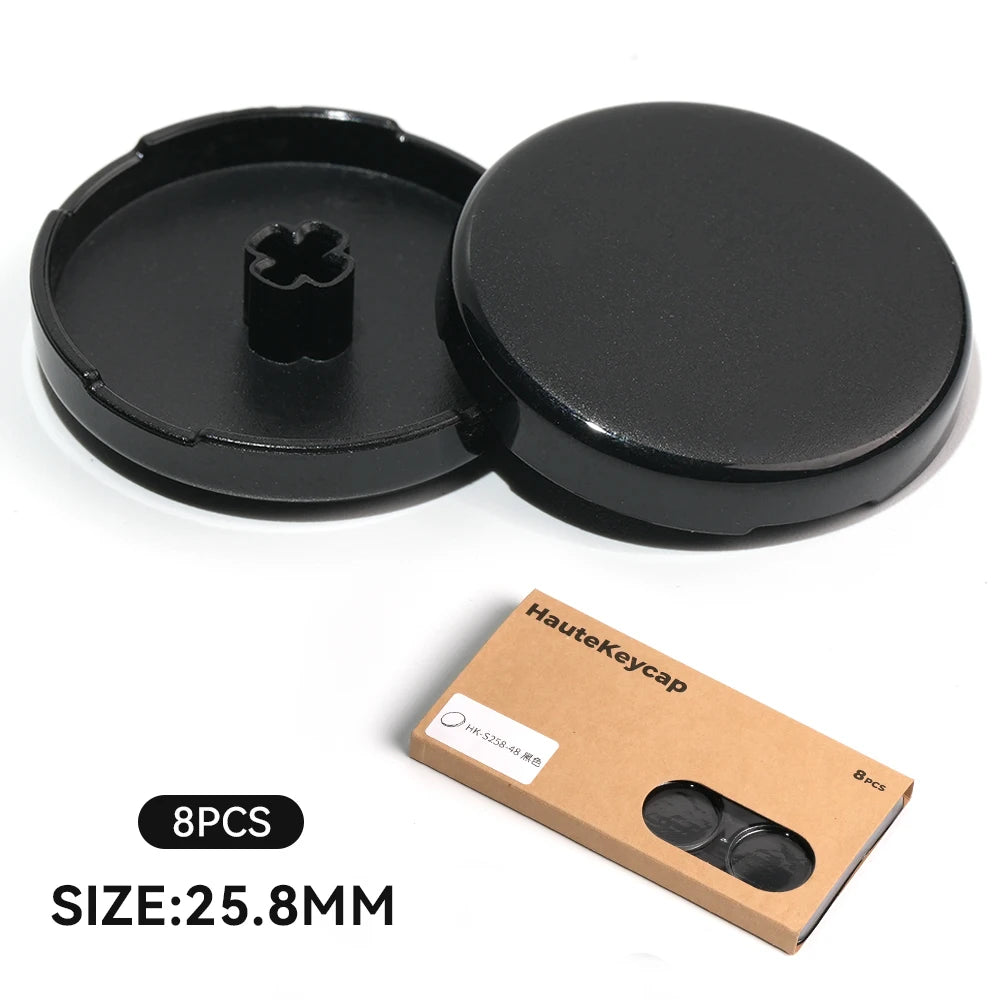 Haute42 23.5MM/25.8MM Hitbox Button Caps For Leverless Controller 8Pcs Cross Keycaps For Stickless Hitbox Controller Keycaps