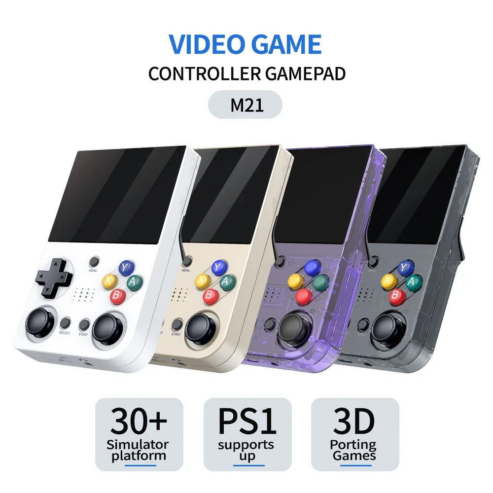 M21 Retro Handheld Game Console 3.5-Inch IPS, 20000 Games