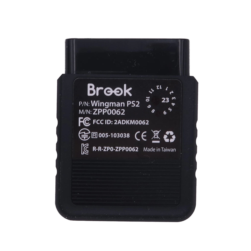 Brook Wingman para PS2 Convertidor para Xbox Series X/S/One (modelo BT)/Elite 1 y 2/PS5/Switch Pro Controlador a PS2/PS(FM 00010