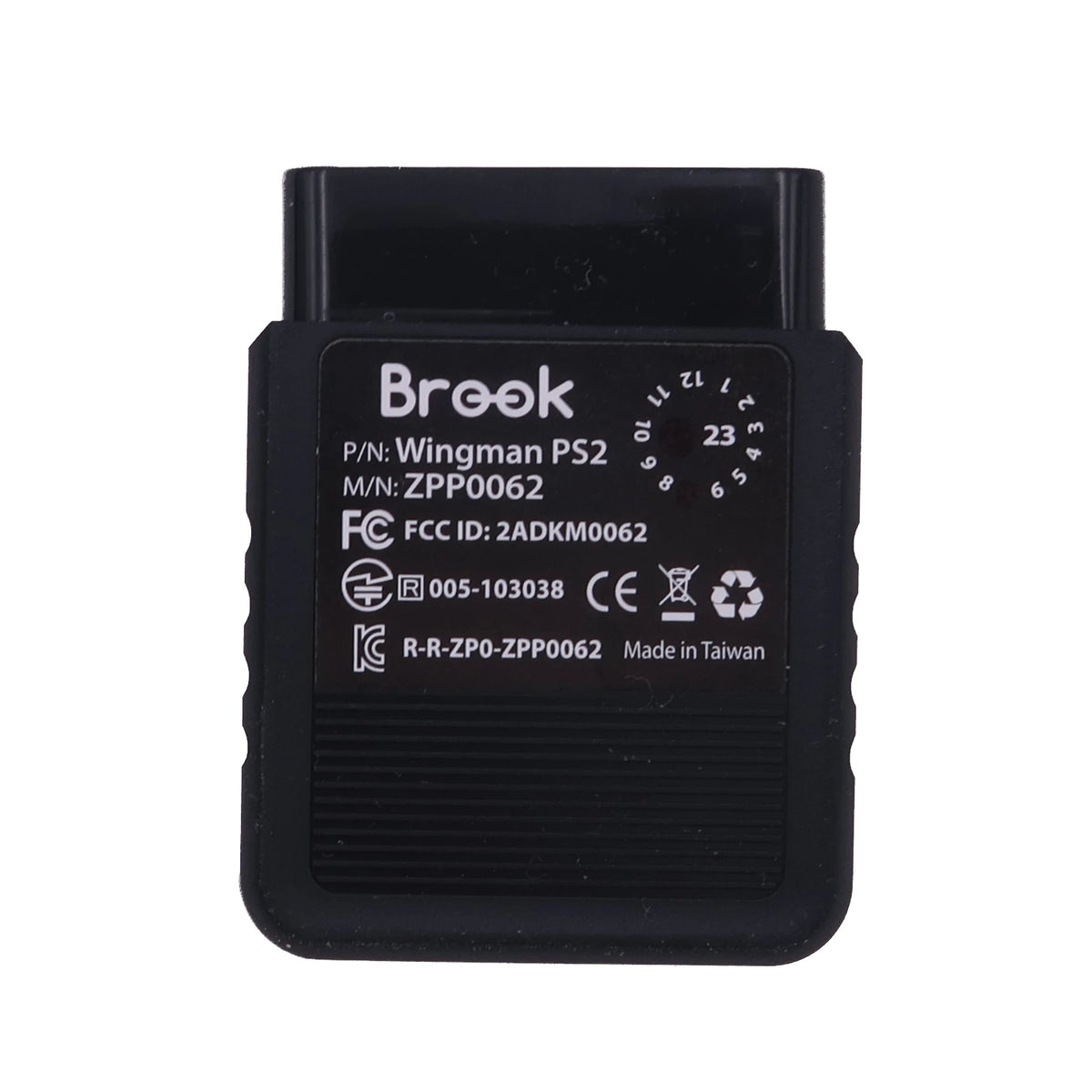Brook Wingman para PS2 Convertidor para Xbox Series X/S/One (modelo BT)/Elite 1 y 2/PS5/Switch Pro Controlador a PS2/PS(FM 00010