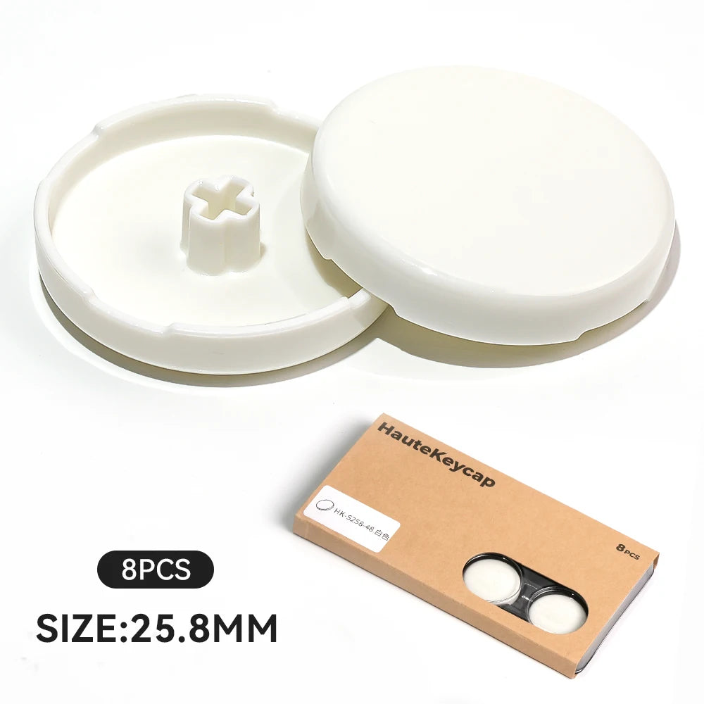 Haute42 23.5MM/25.8MM Hitbox Button Caps For Leverless Controller 8Pcs Cross Keycaps For Stickless Hitbox Controller Keycaps