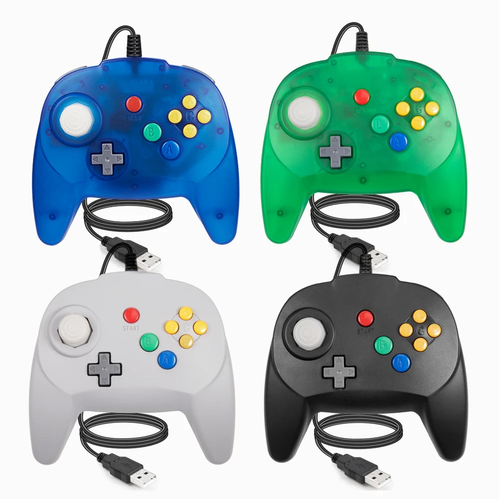 Mini USB N64-Style Controller for Windows PC, Mac & Raspberry Pi