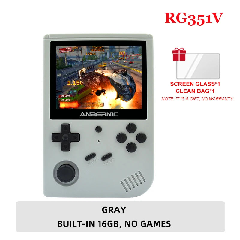 Anbernic RG351V Retro Handheld, 3.5-Inch IPS, Up to 2500 Games