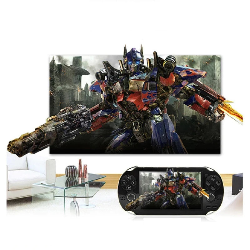 4.3-Inch Dual-Shake Game Console with 10,000 Games, MP4 Player