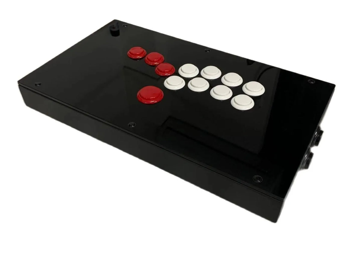 Transparent Hitbox Mixbox WASD Fight Stick, Sanwa Buttons, PS4/PC