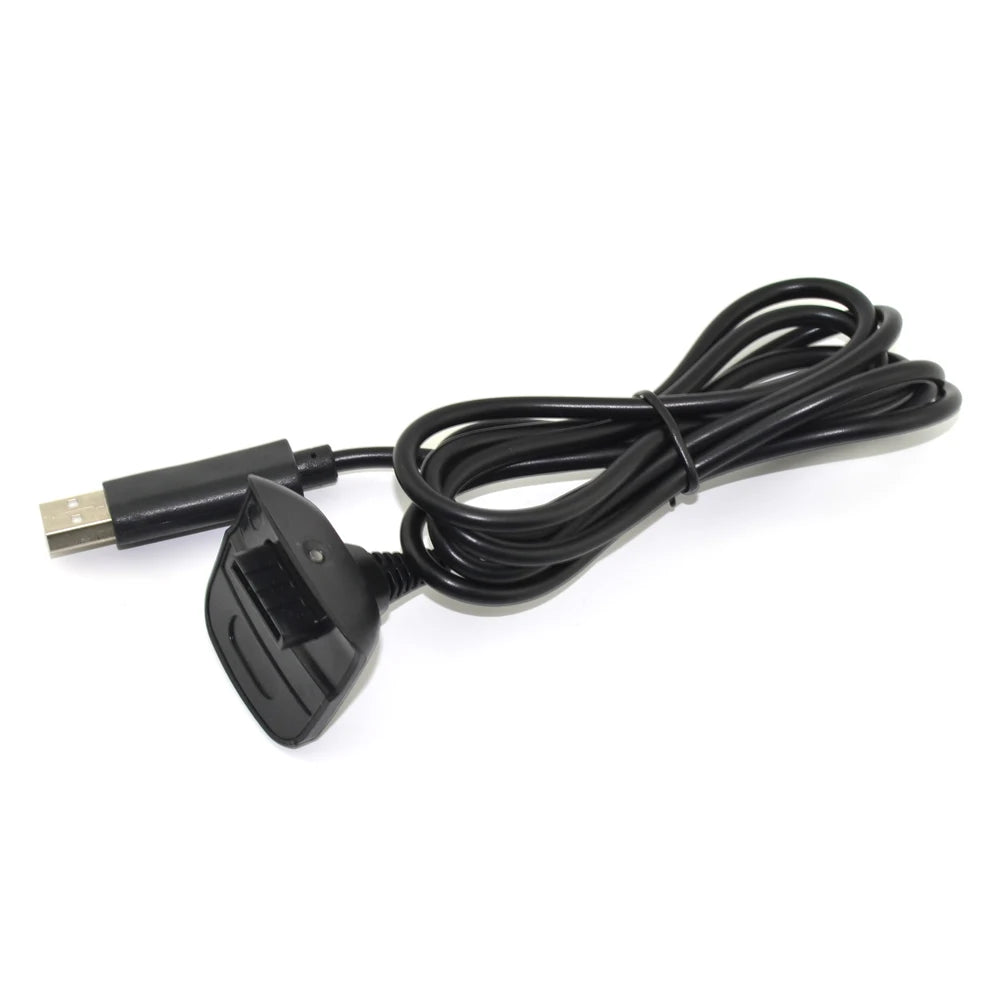 Xbox 360 Wireless Controller USB Charging Cable, 1.5m, Black