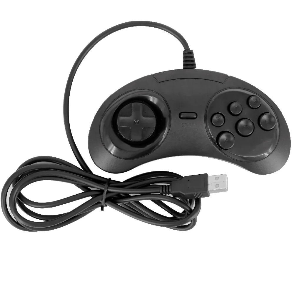 VPLAY 3-Pack Wired USB Controllers for PC, NES, SNES, Sega