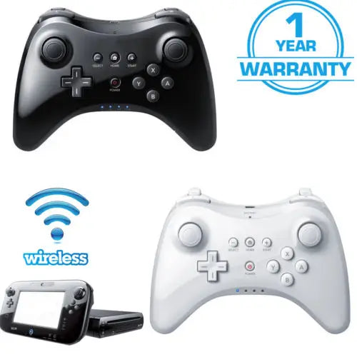 Wireless Classic Pro Controller for Nintendo Wii U with USB Cable