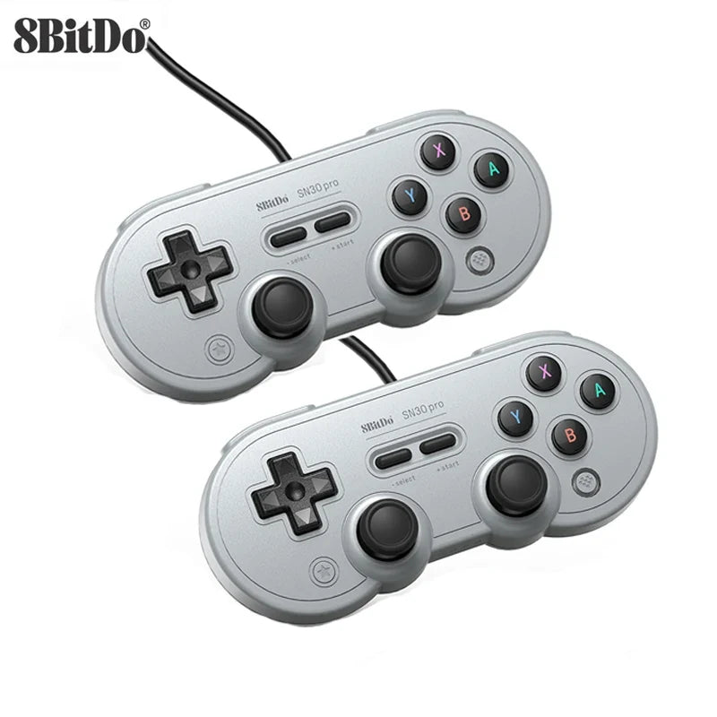 8BitDo SN30 Pro Wired Gamepad, Switch, Raspberry Pi SN Edition