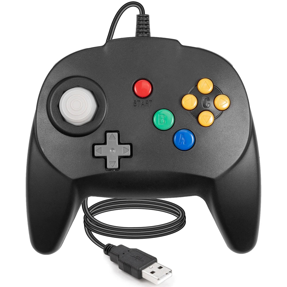 Mini USB N64-Style Controller for Windows PC, Mac & Raspberry Pi