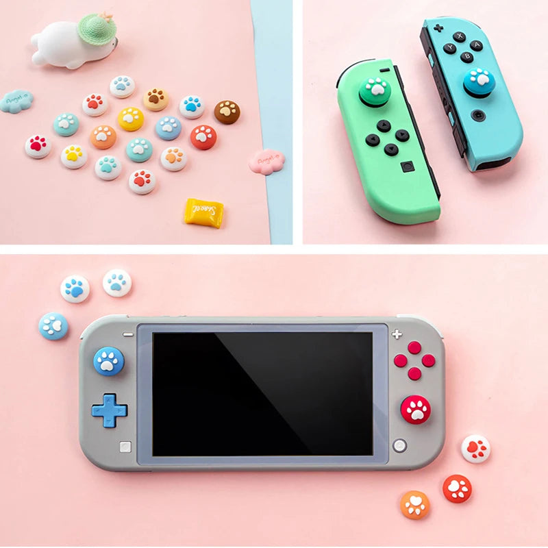 2Pcs Thumb Grip Caps for Switch, OLED, Lite Joy-Con Thumbsticks
