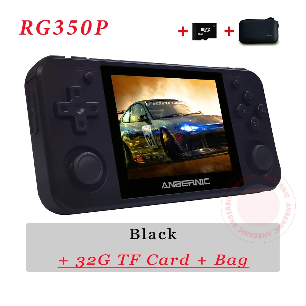 Anbernic RG350P Handheld Game Console 3.5 IPS Screen 2500 Retro Games PS1 HDMI-compatible Mini Pocket HD TV Game Player Boy Gift