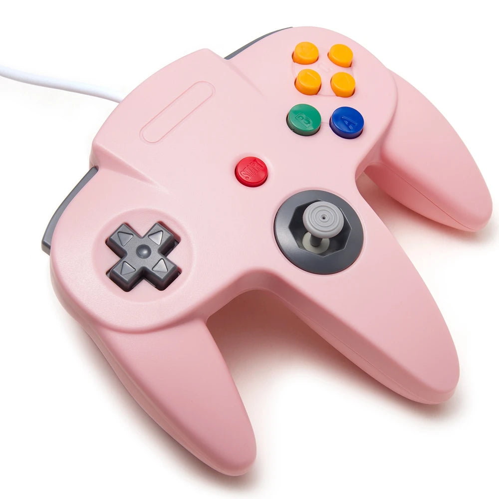 Wired Controller for N64 Console, Retro Gamepad Replacement