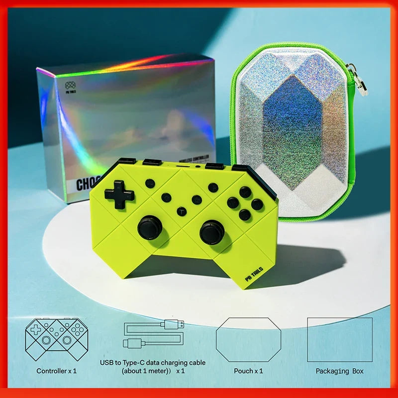 PB Tails CHOC Bluetooth Gamepad for Switch OLED, Dual Vibration