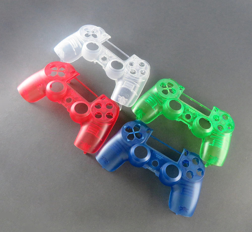 1pcs For Playstation 4 PRO JDM 040 JDS 040 Transparent PS4 Controller JDS-040 Faceplate Front Shell Upper Cover Case
