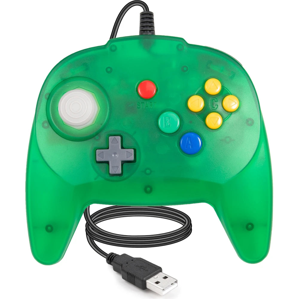 Mini USB N64-Style Controller for Windows PC, Mac & Raspberry Pi
