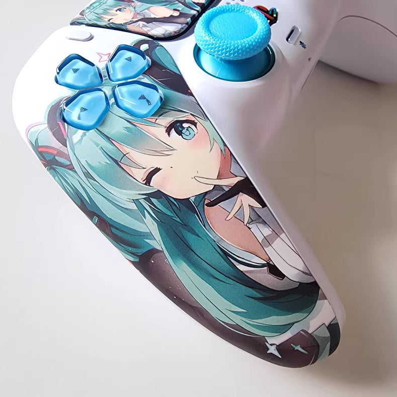 Sony PS5 Controller with Hall TMR Joysticks, Hatsune Miku Edition