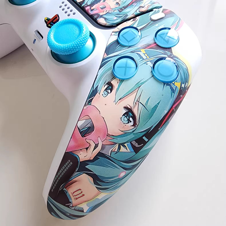 Sony PS5 Controller with Hall TMR Joysticks, Hatsune Miku Edition