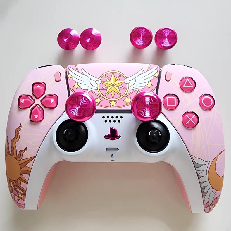 Sony PS5 Controller with Hall TMR Joysticks, Sakura Star Edition