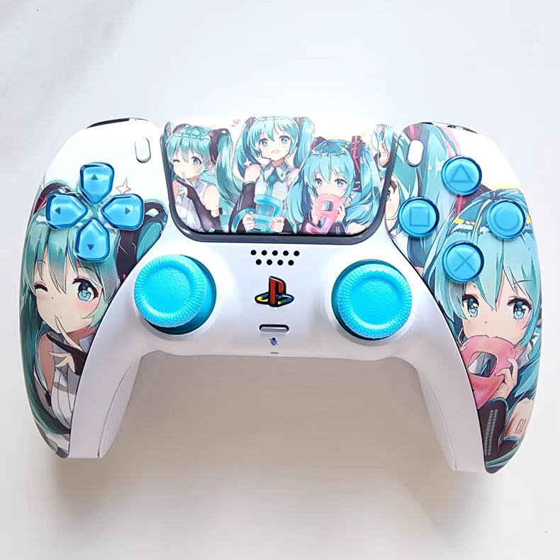 Sony PS5 Controller with Hall TMR Joysticks, Hatsune Miku Edition