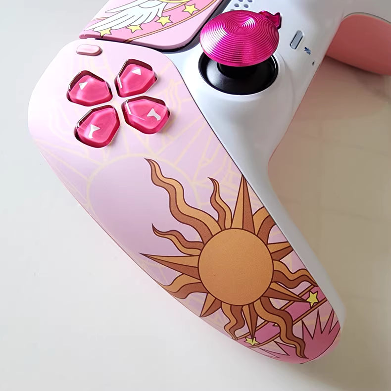 Sony PS5 Controller with Hall TMR Joysticks, Sakura Star Edition