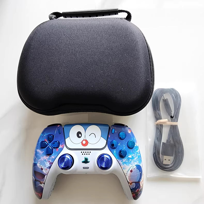 Sony PS5 Controller with Hall Effect TMR Joystick, Doraemon