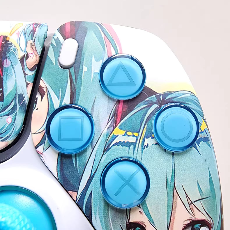 Sony PS5 Controller with Hall TMR Joysticks, Hatsune Miku Edition