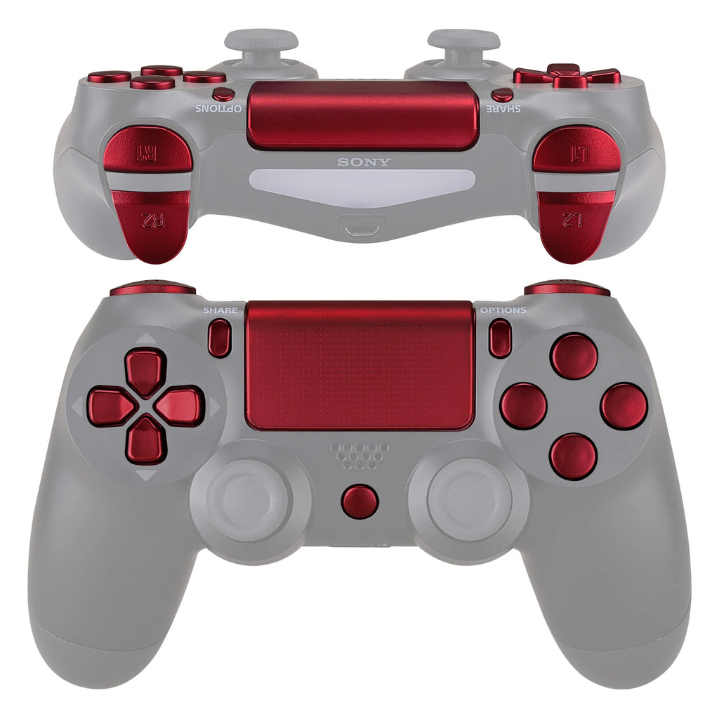 eXtremeRate Full Button Set for PS4 Slim/Pro Controller CUH-ZCT2