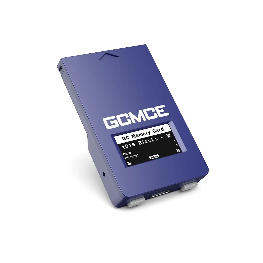 Bitfunx Game Saves Memory Card GCMCE FlipperMCE With OLED Display for Nintendo GameCube Wii RVL001 Game Console