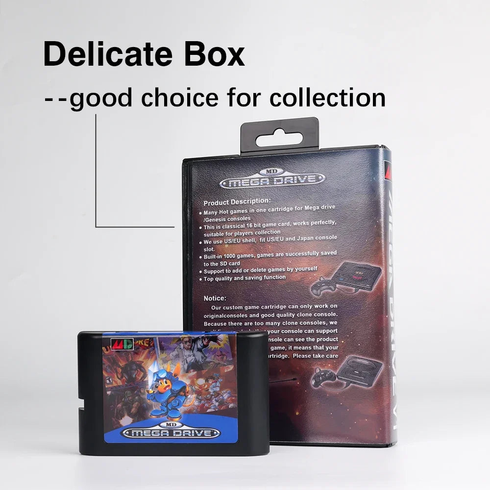 Video Card for Sega MegaDrive Genesis 1000 in 1 Games for Everdrive Mega Drive Mortal Kombat Region Free Shell Save Function