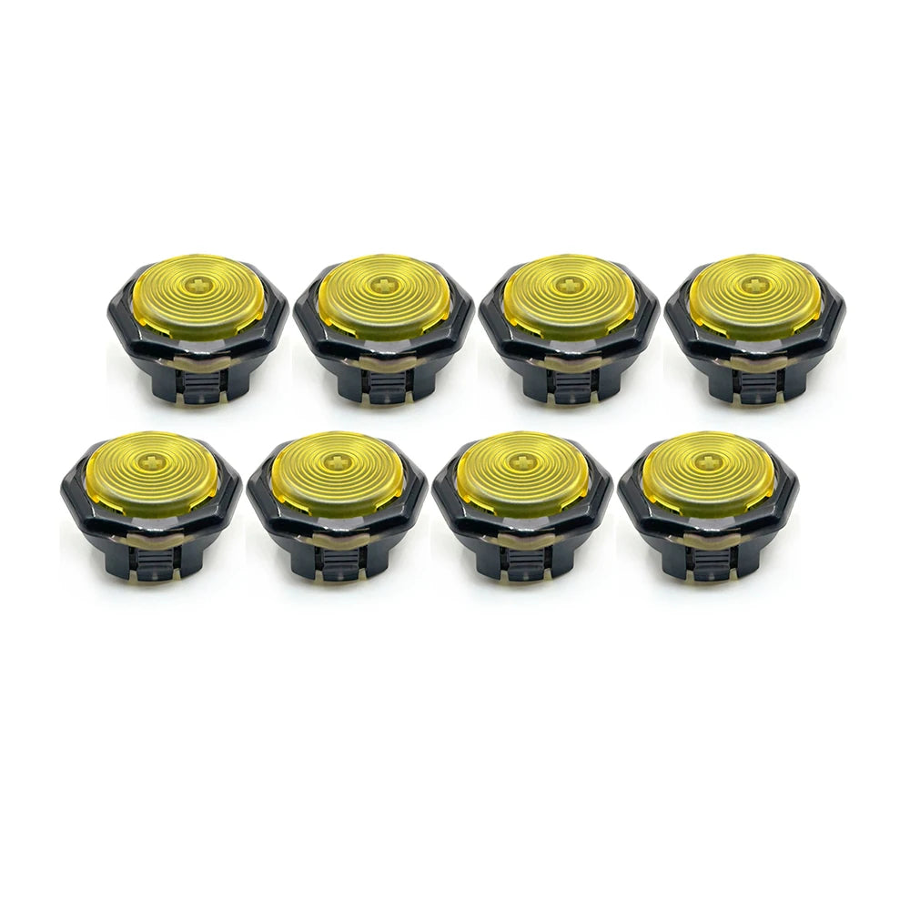 Sinoarcade 8pcs Low Profile Arcade Buttons, Kailh Hot-Swap