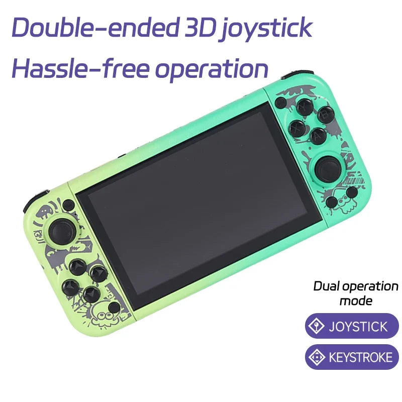G50V 5 Inch Handheld Game Console 64GB 2500mAh for PSP PS1 Retro