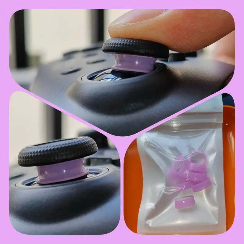 FARAJIAJ Rubber Ring Covers for PS5, Switch Pro & Steam Deck 8Pcs