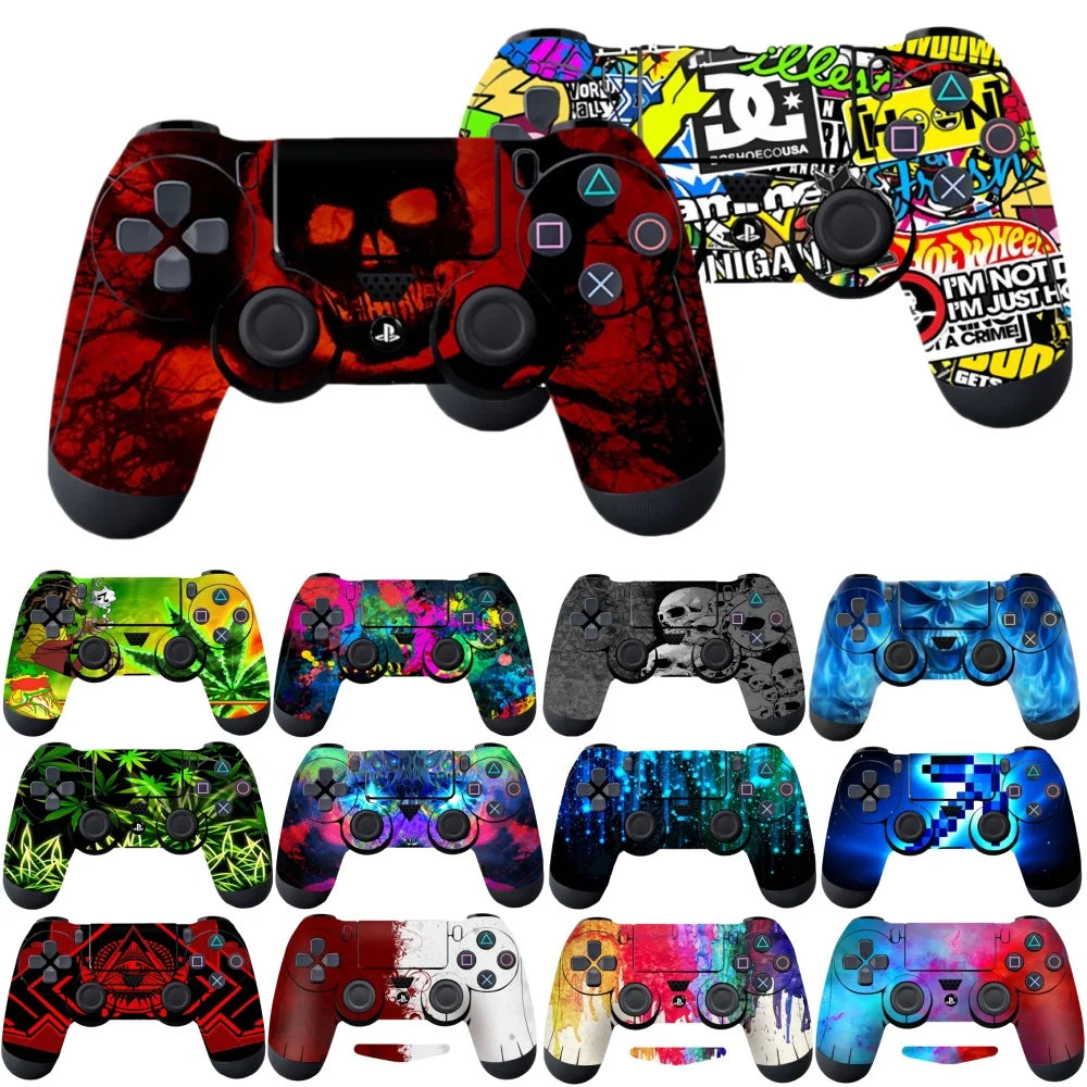PS4 Controller Skin Sticker, Anti-Slip Dustproof Protective Decal