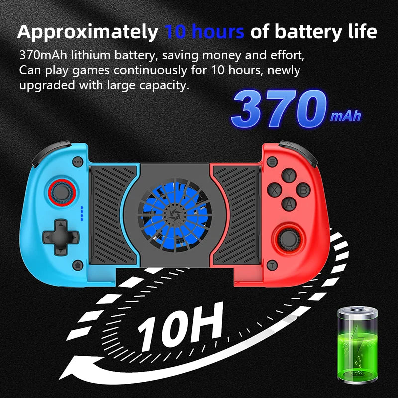 X3 2-in-1 Cooling Fan Stretching Gamepad with Dual Hall Sticks