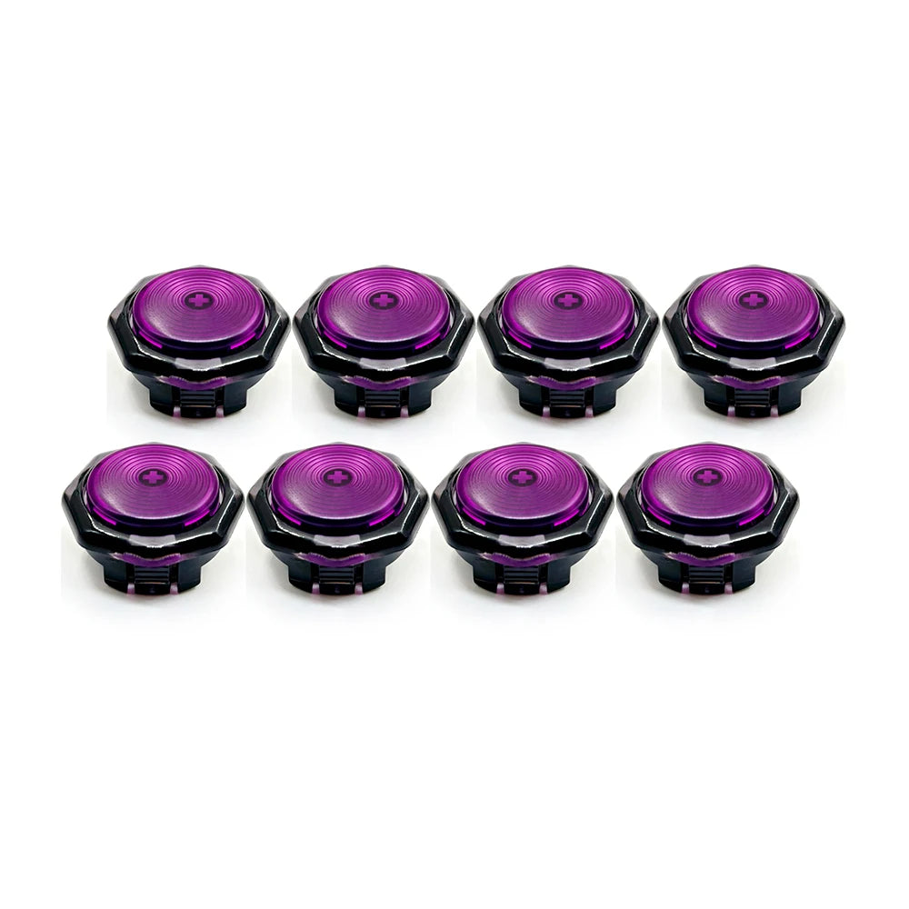 Sinoarcade 8pcs Low Profile Arcade Buttons, Kailh Hot-Swap