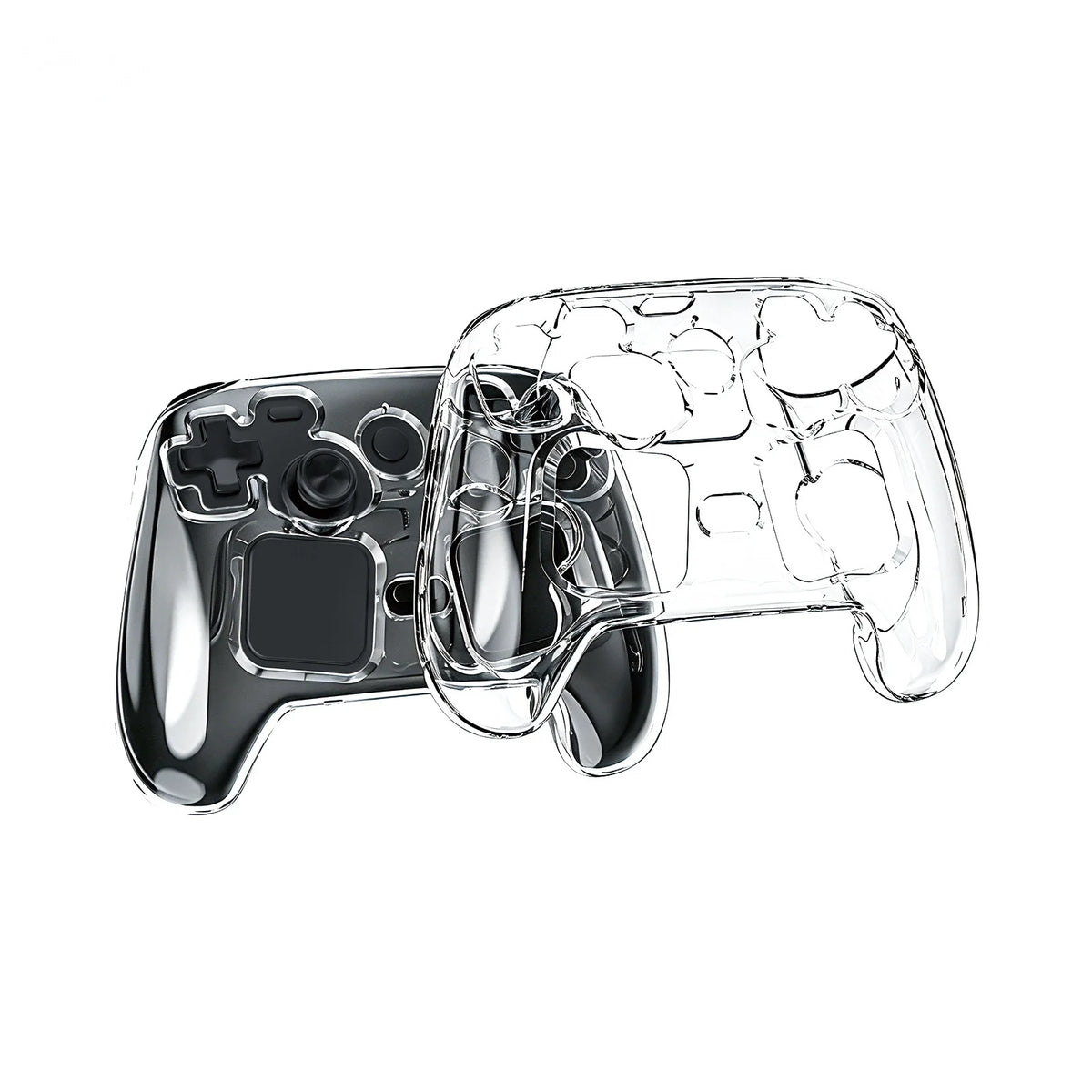 Transparent PC Hard Case for Steam Controller 2 Crystal Clear Full Protective Cover Anti-Scratch Gaming Controller Accessories