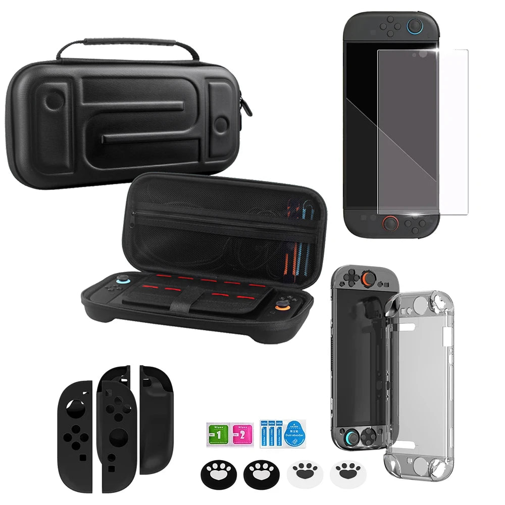 Carrying Case Kit for Nintendo Switch 2 with Glass & Joy-Con Case