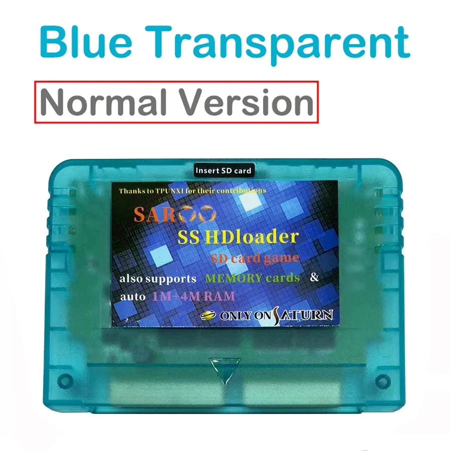 2025 Newest V0.7 SAROO SS HDloader Game Reader Cartridge Card Support SD TF Menory Cards Play Games Without CD for Saturn System