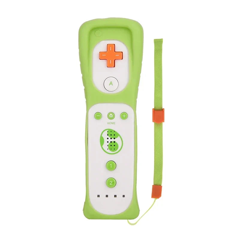 2 in 1 For Nintendo Wii Controller Set Optional Motion Plus Joystick Wireless Remote Gamepad with Silicone Case Video Game