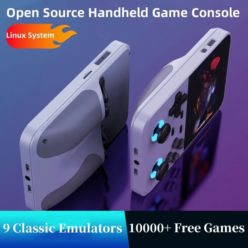 D007 Plus Handheld Game Console 3.5-Inch IPS Dual Joystick