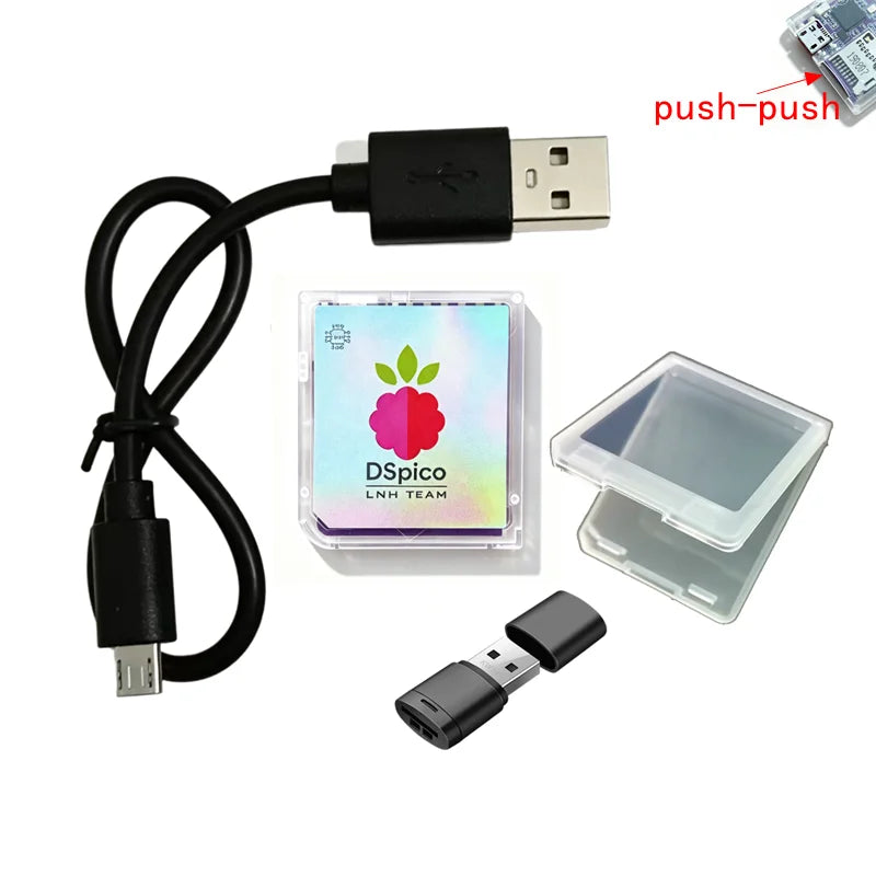 DSpico Flashcart with Plastic Case for All DS/DSi/3DS/2DS
