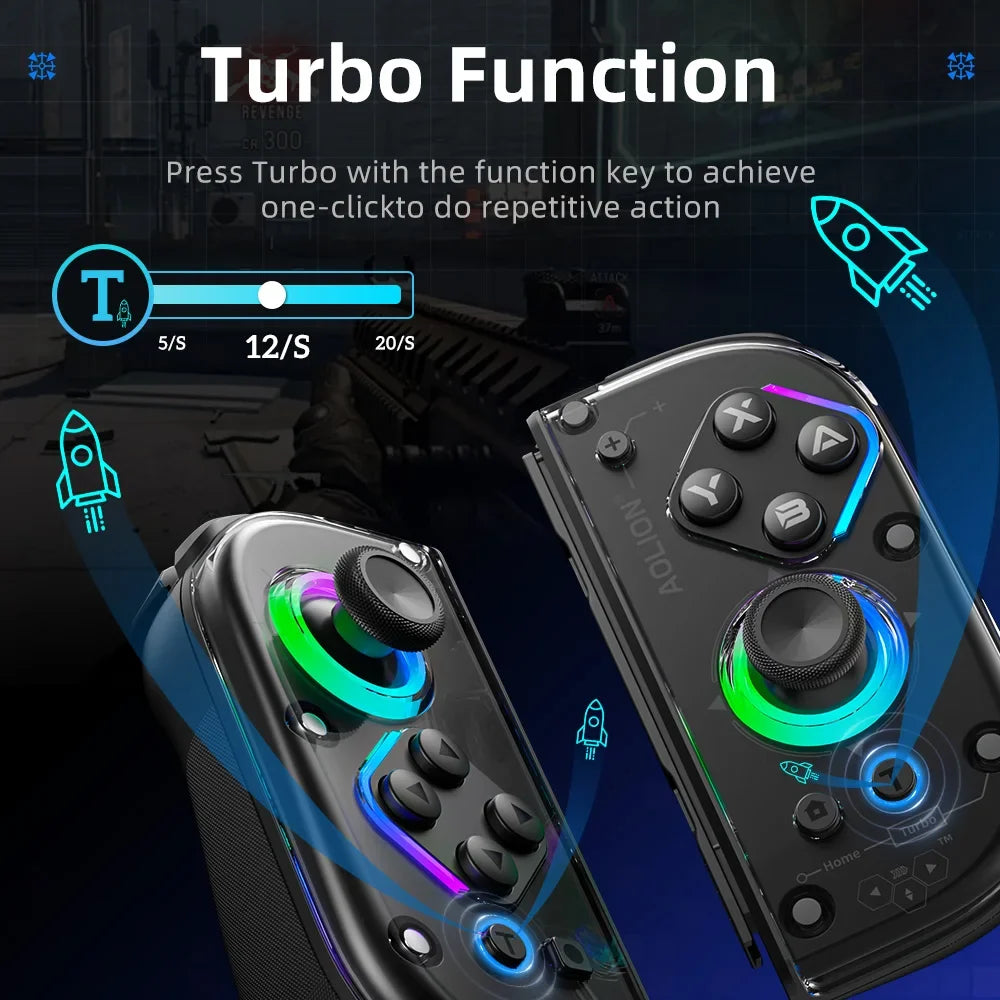 AOLION J20 Hall Joy-Con Style Controller for Switch 2, OLED
