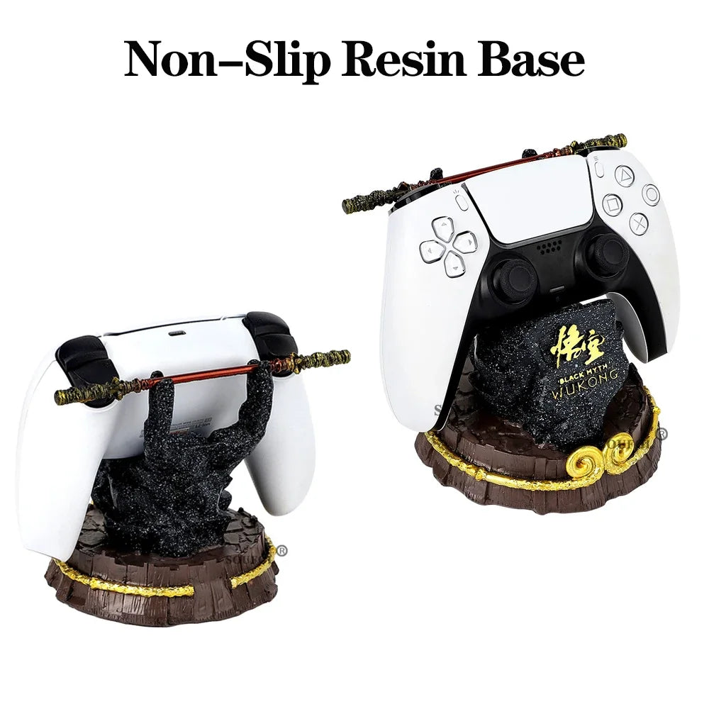 Game Controller Stand with Ruyi Golden Cudgel Wukong Theme Universal Gamepad Base for PS5/xbox/NS/Switch Pro Game Handle Bracket