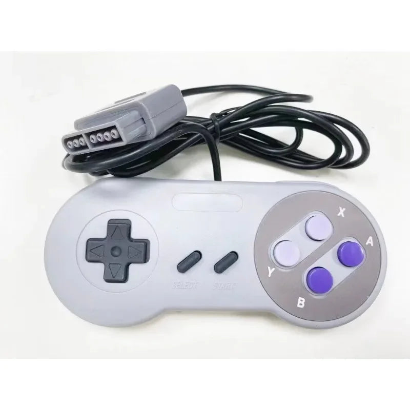 Replacement Wired Gamepad for SNES 16 Bit Video Game Console