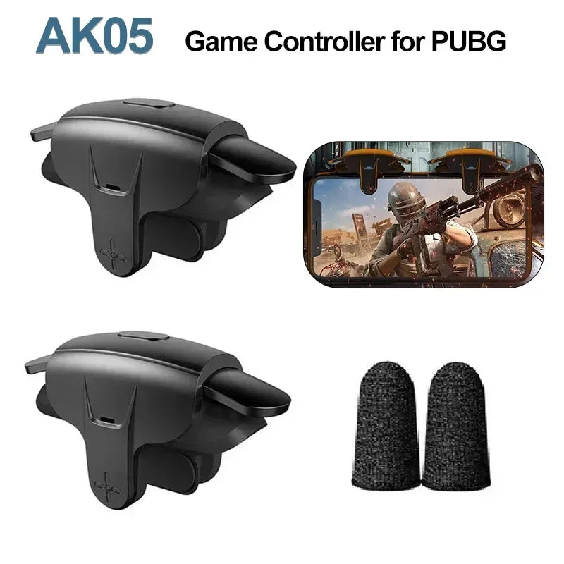 MEMO AK05 Mobile Phone Game Trigger L1 R1 Alloy Buttons, PUBG